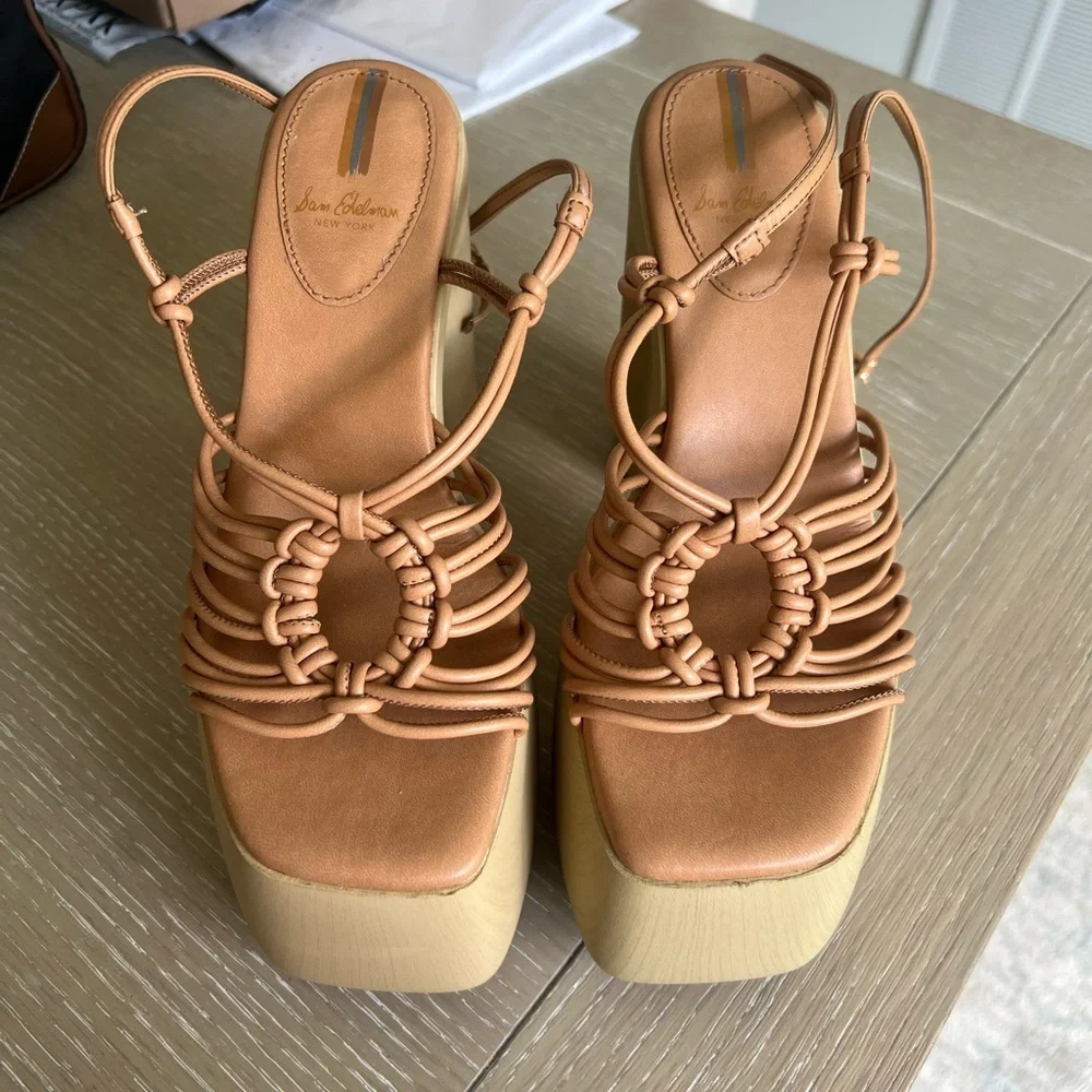 Sam Edelman Chunky strap up heels - Picture 3 of 12